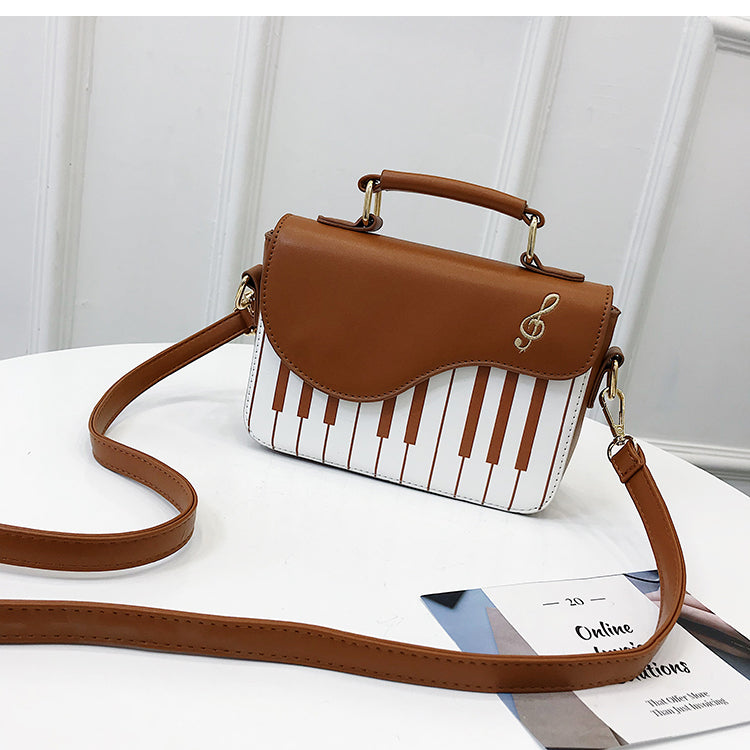 Piano Crossbody Leather Bag