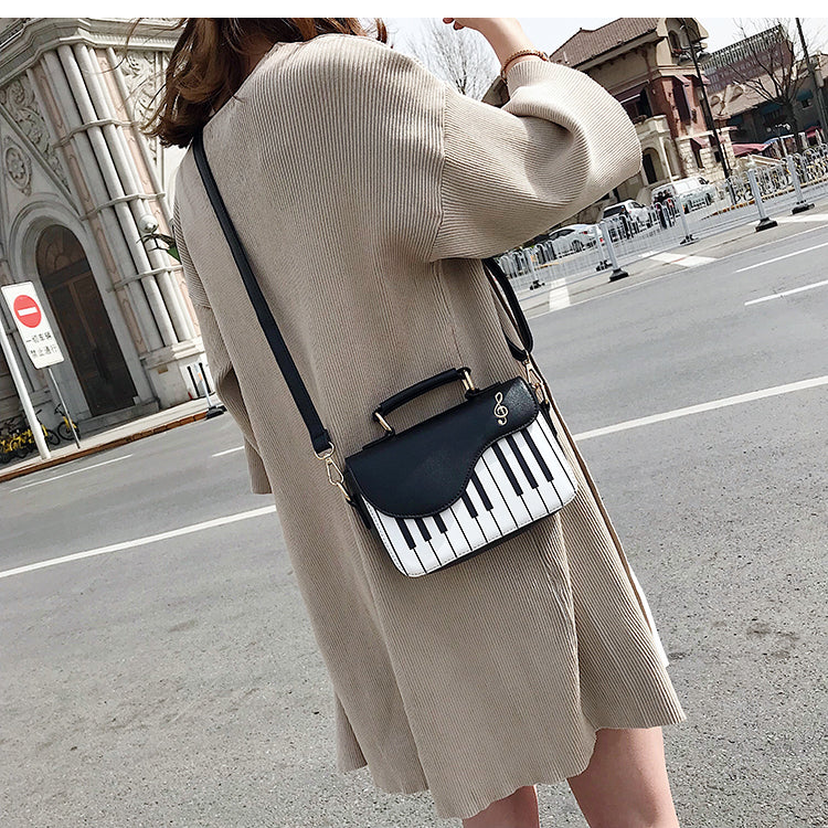 Piano Crossbody Leather Bag