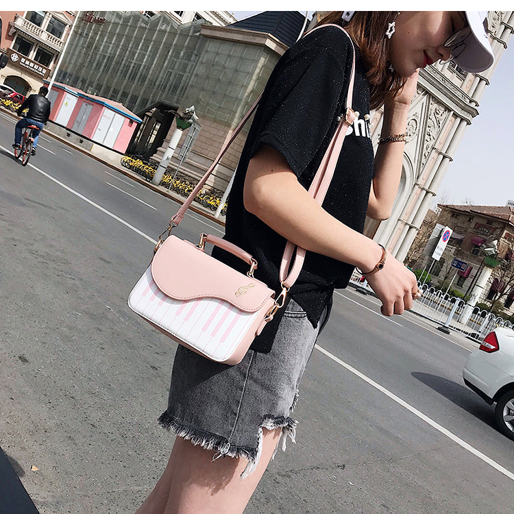 Piano Crossbody Leather Bag
