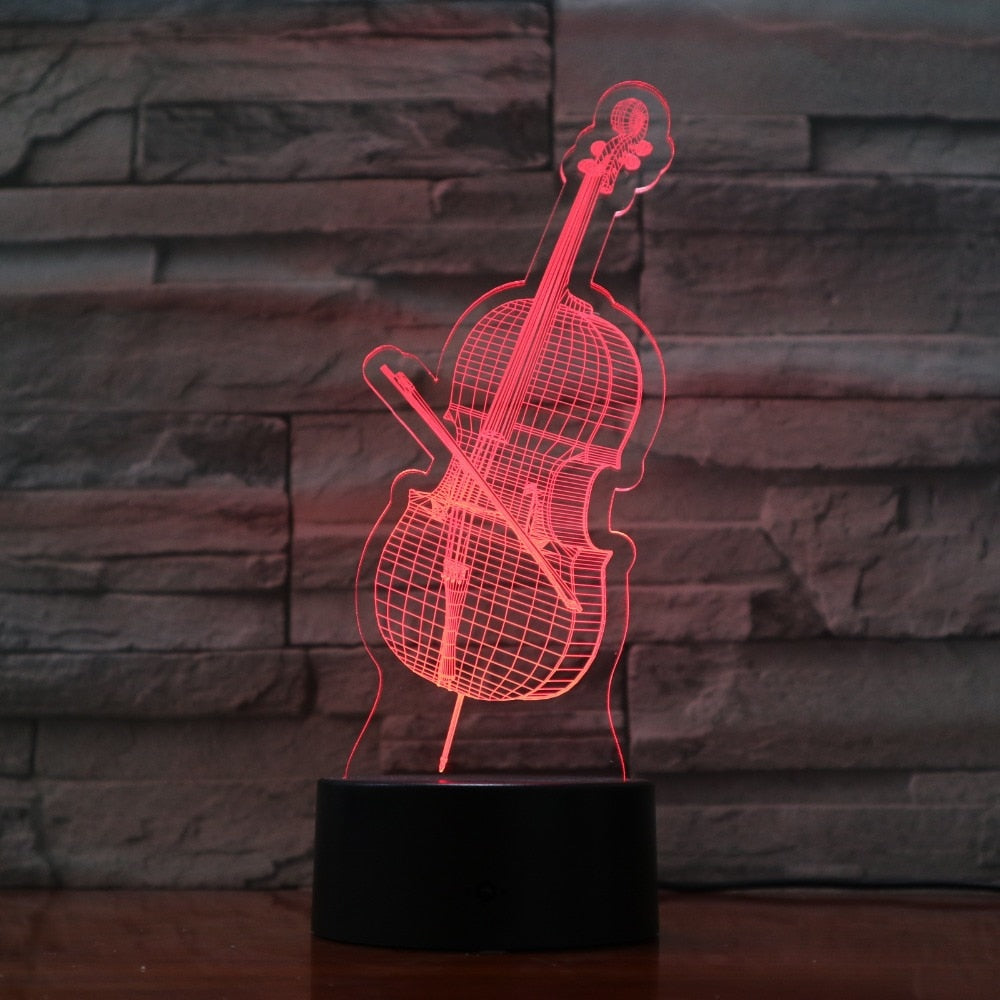 Violin LED Lamp