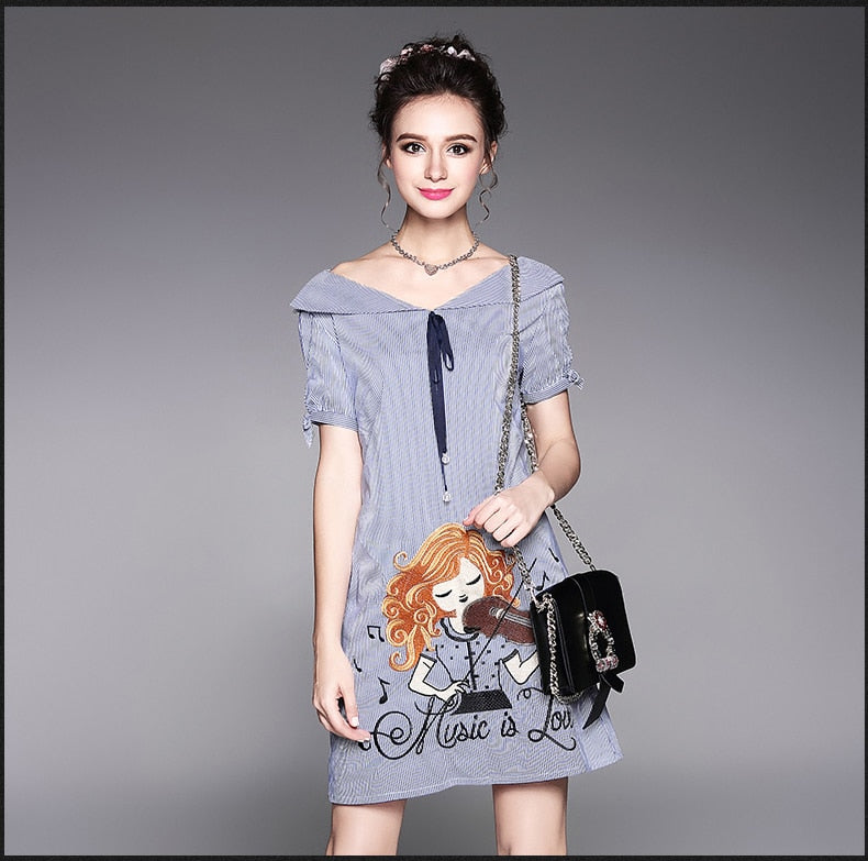 Girl Violin Music is Love Dress