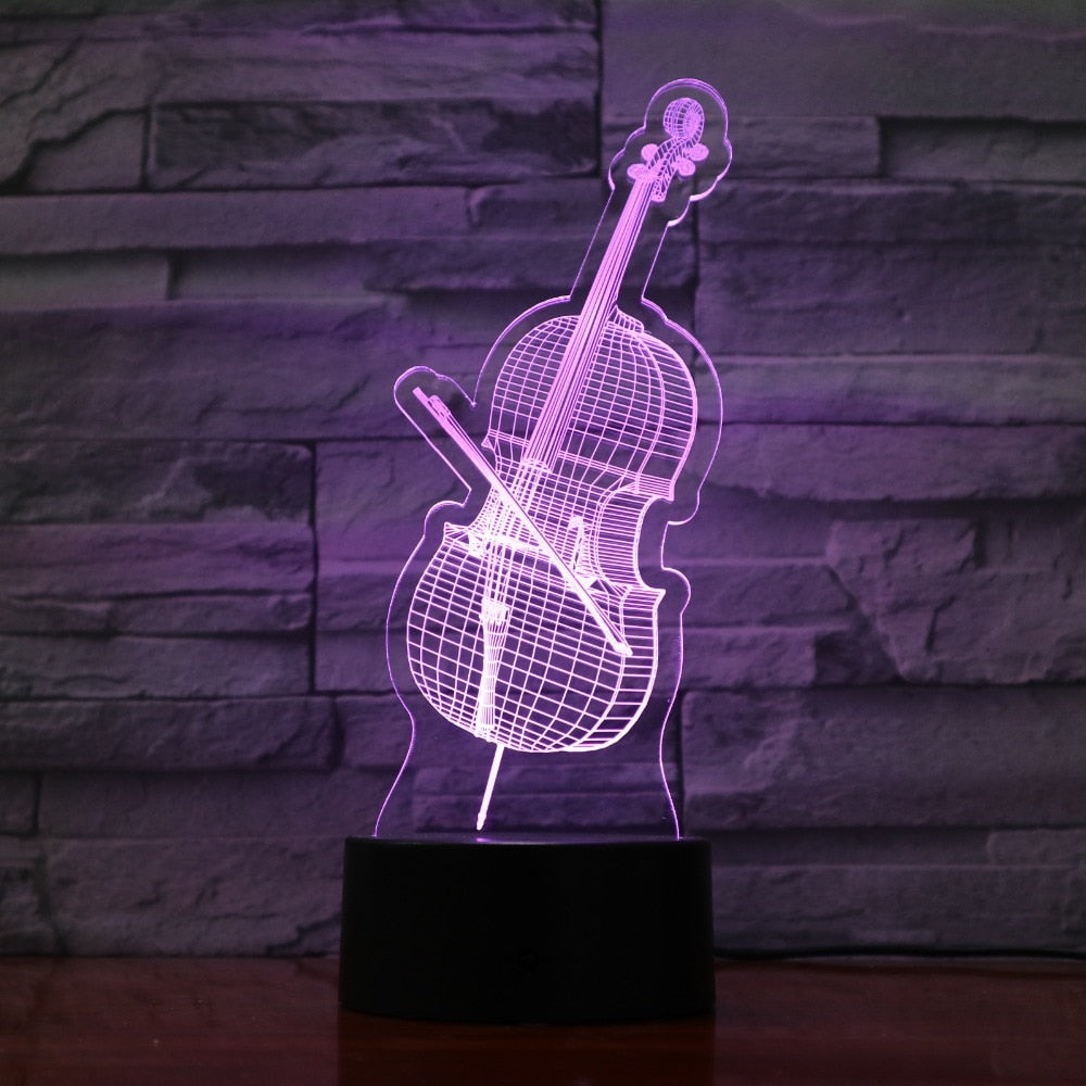 Violin LED Lamp