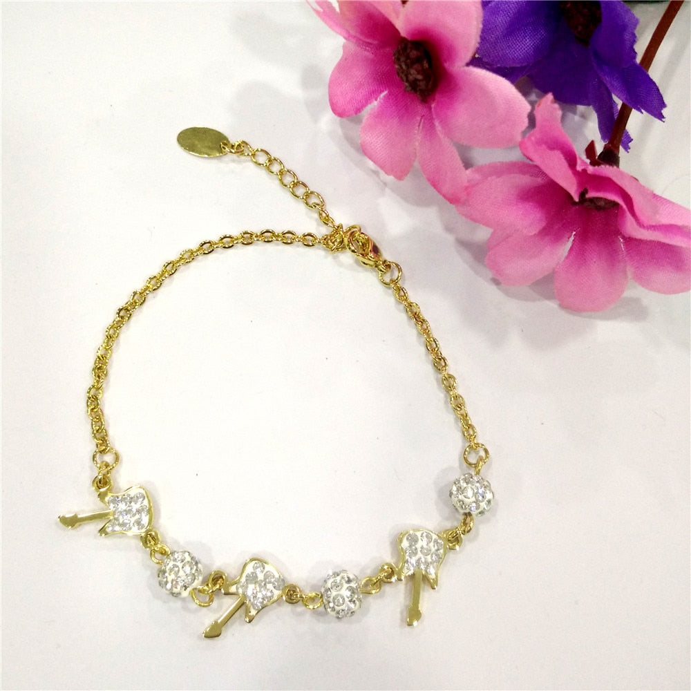 Guitar Zircon Bracelet
