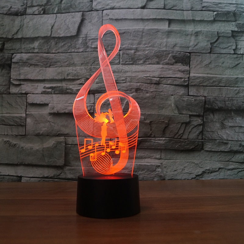 Treble Clef LED Lamp