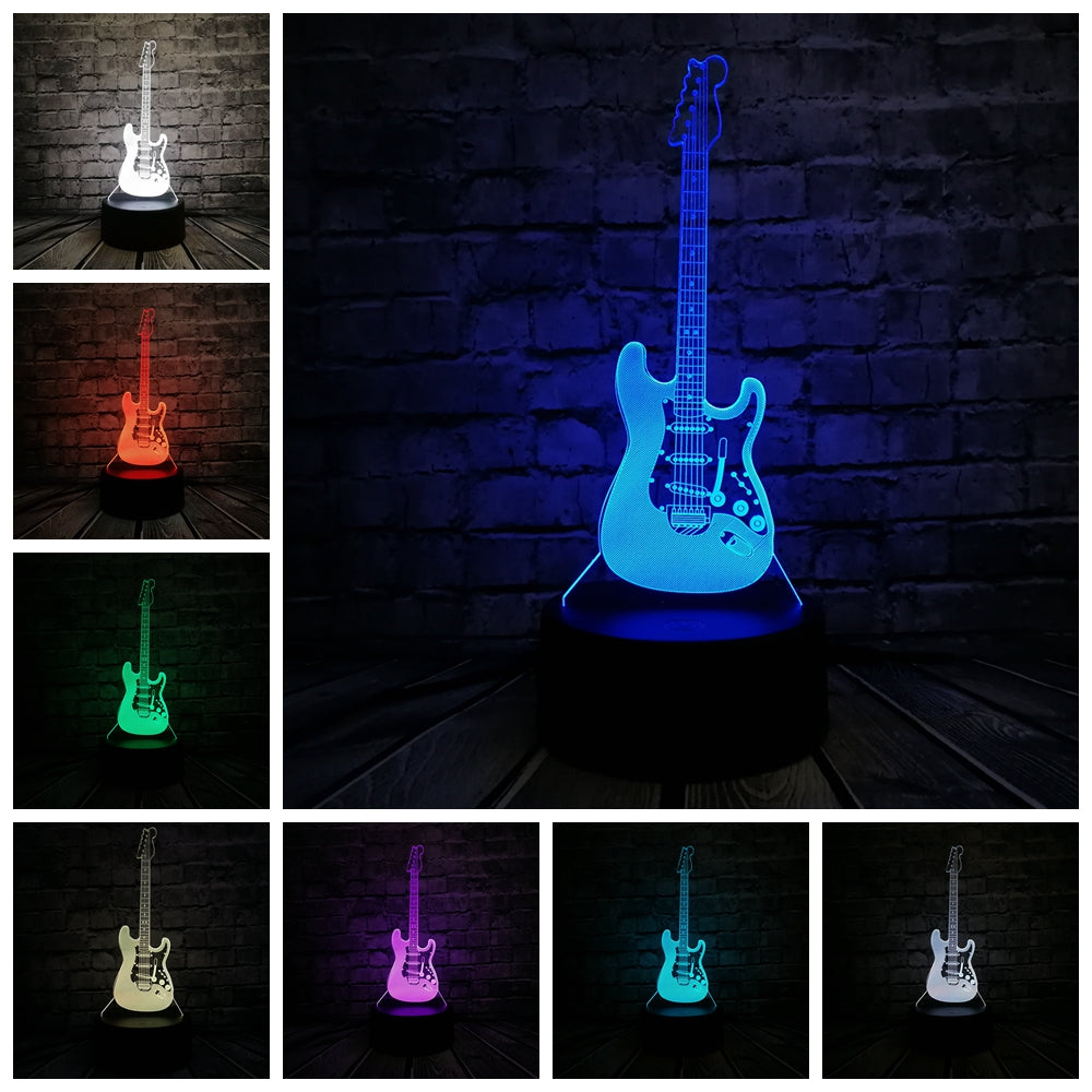Electric Guitar LED Lamp