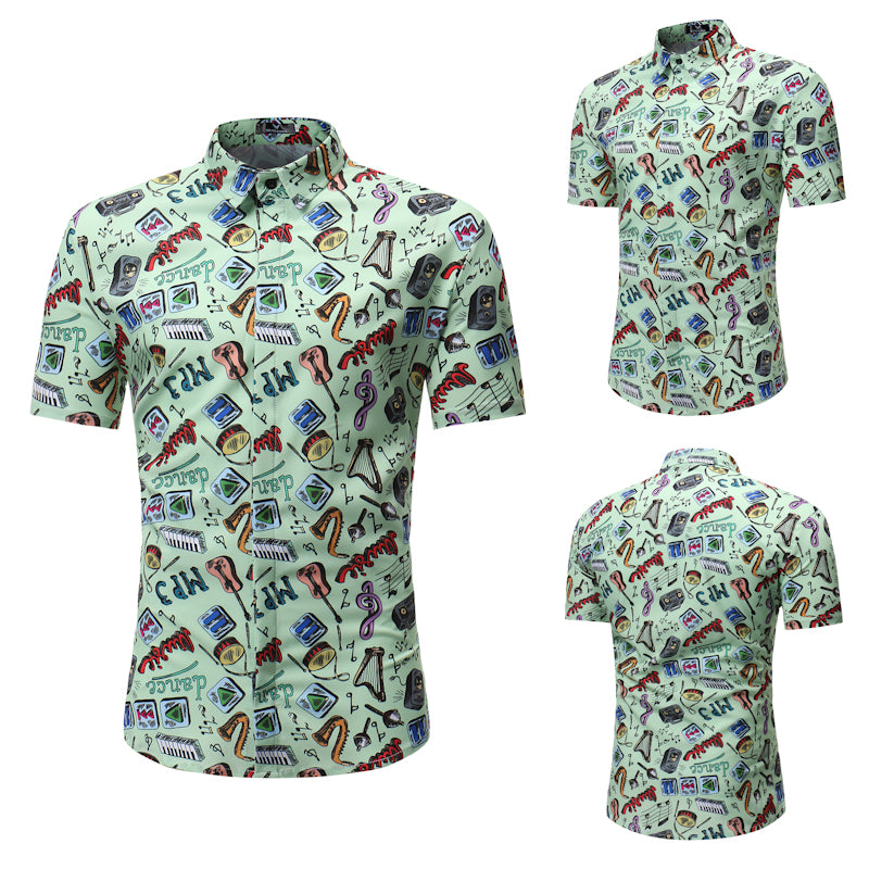 Musical Instruments Men Shirt