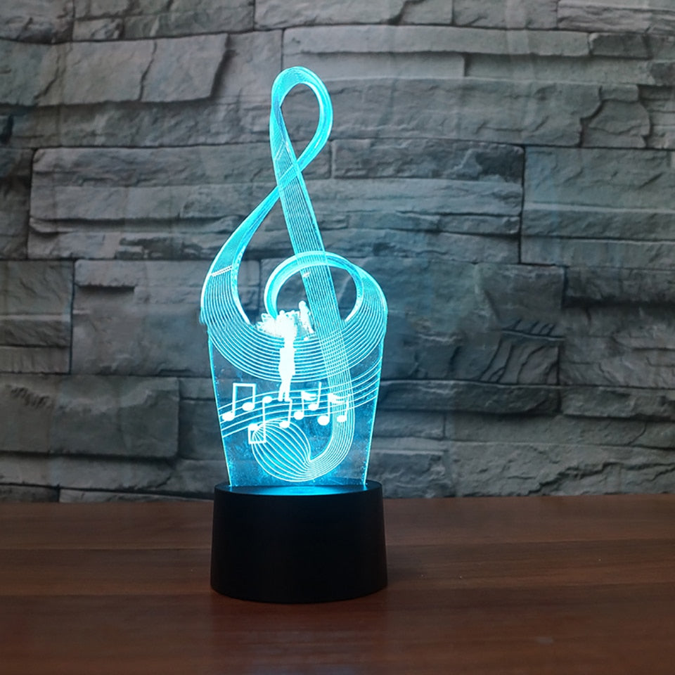 Treble Clef LED Lamp