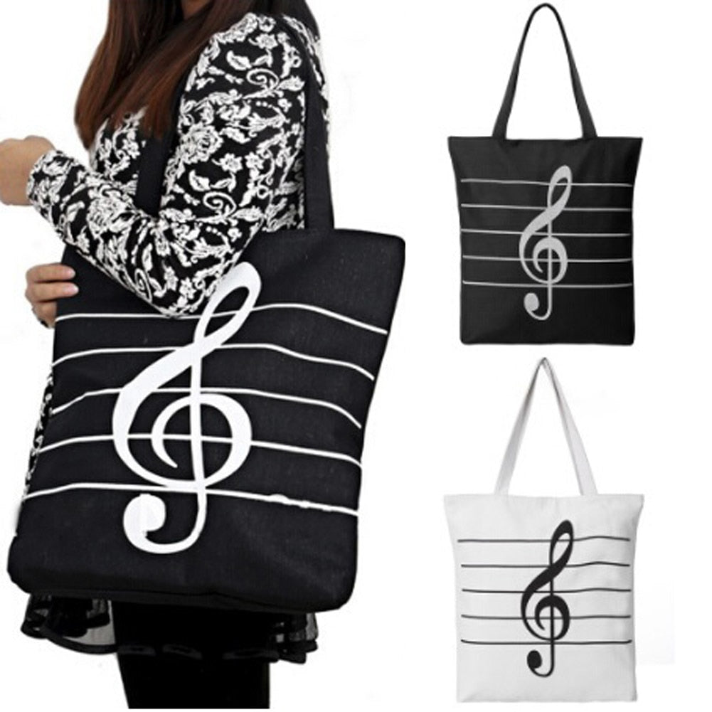 Treble Clef Music Tote Bag