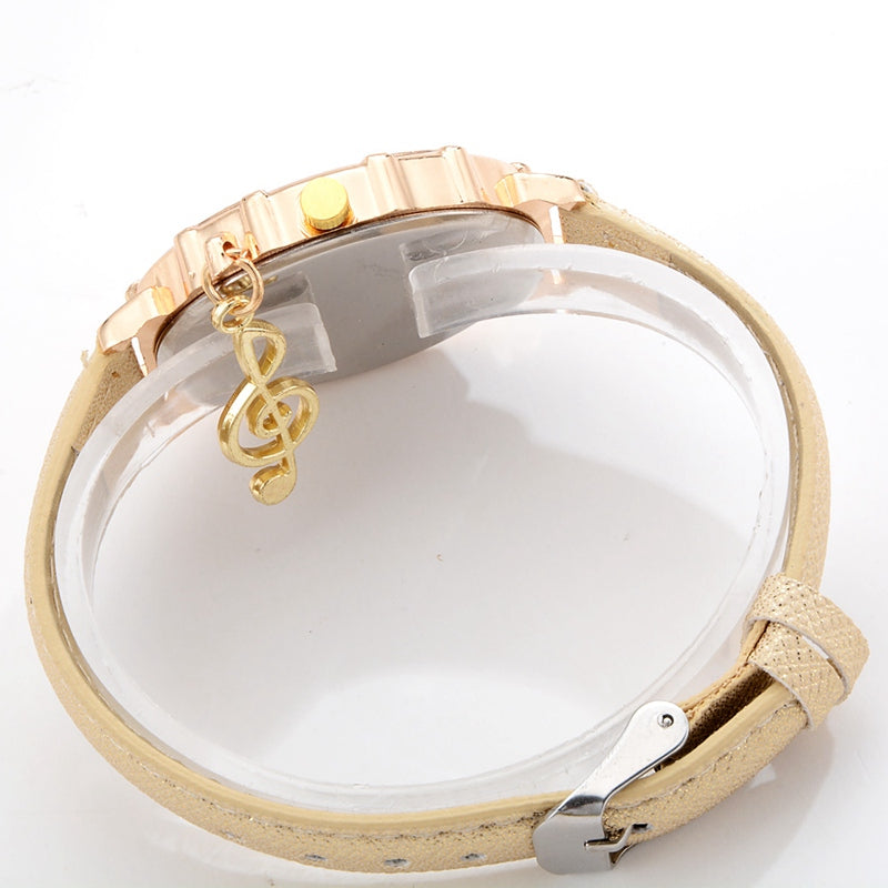 Treble Clef Crystal Watches