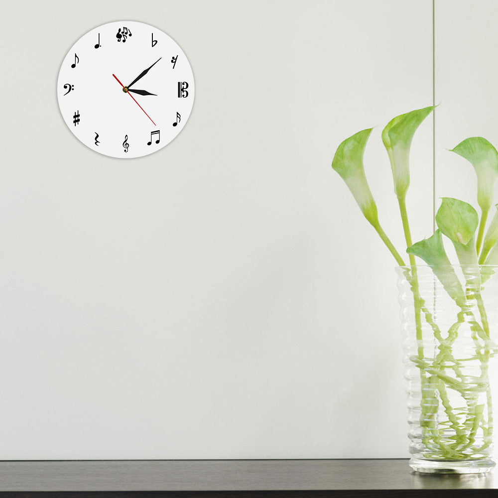 Music Note Wall Clock