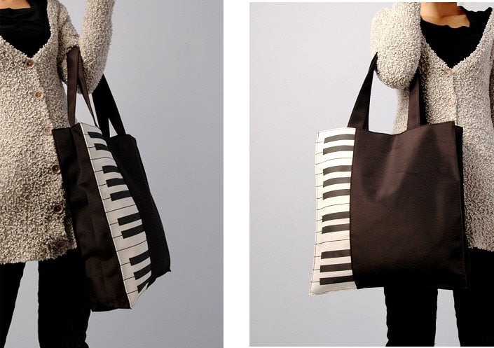 Piano Keys Tote Bag