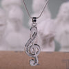 "Music is what feelings sound like" Quote Necklace - { shop_name }} - Review