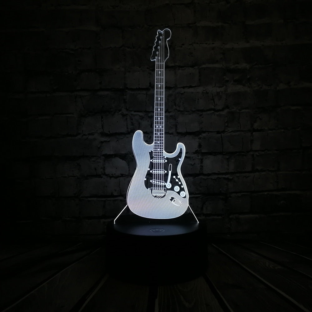 Electric Guitar LED Lamp