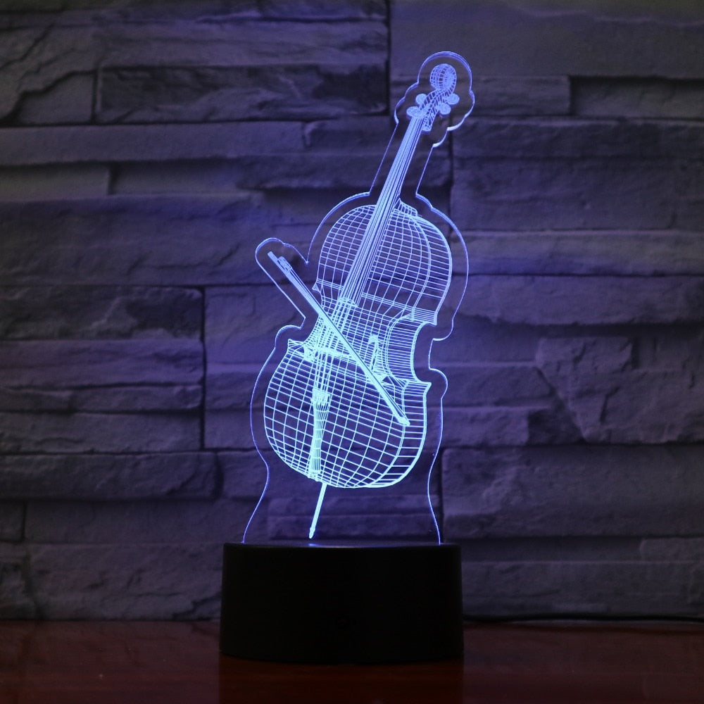 Violin LED Lamp