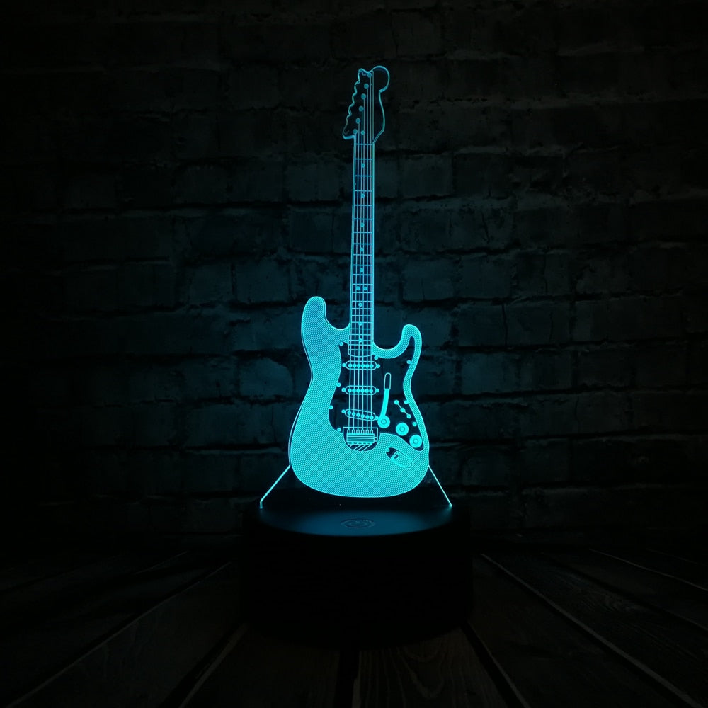 Electric Guitar LED Lamp