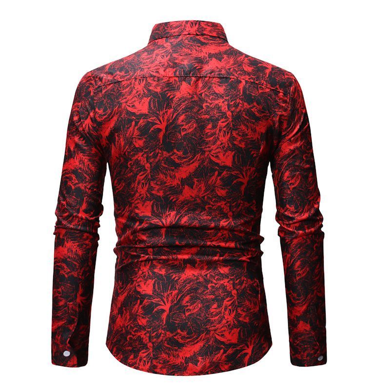 Floral Printed Men's Shirt