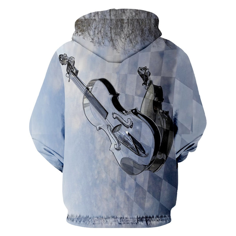 3D Printed Violin Sweatshirt - { shop_name }} - Review
