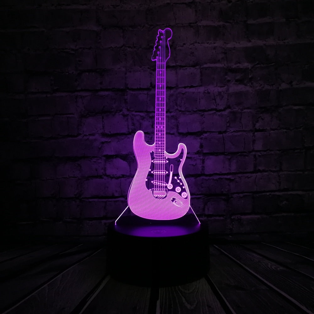 Electric Guitar LED Lamp