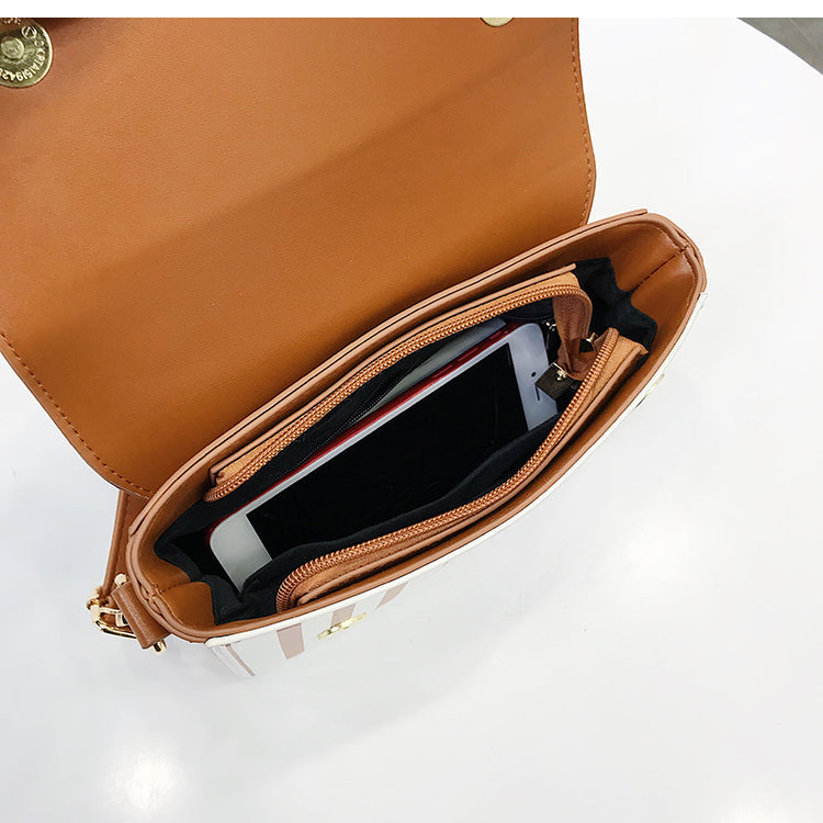 Piano Crossbody Leather Bag