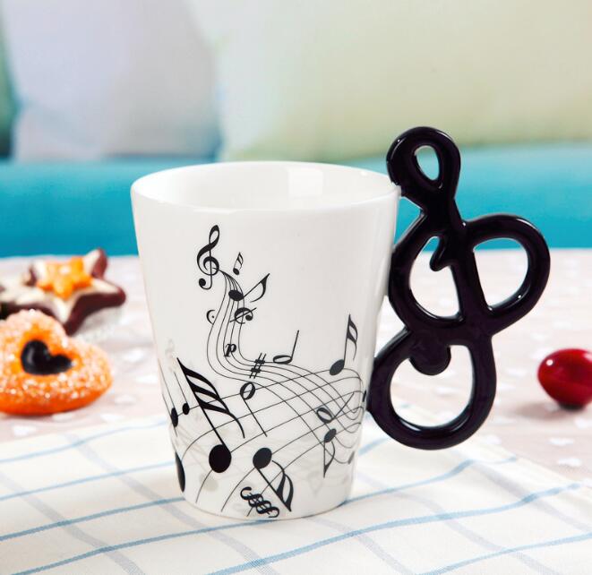 Treble Clef Ceramic Mug