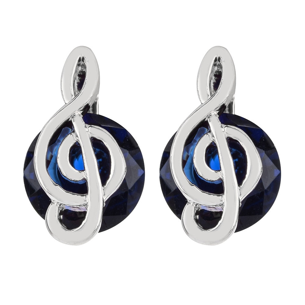 Music Note Stud Earrings