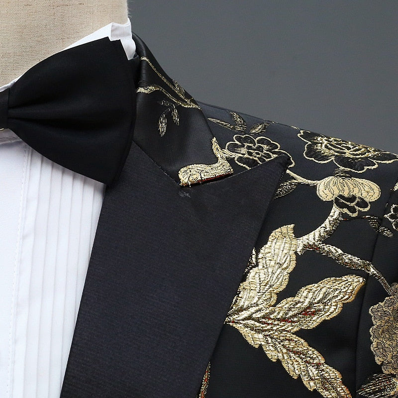 Embroidery Royal Tuxedo