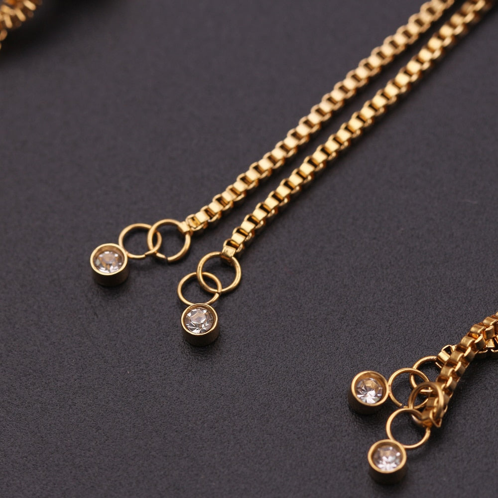 Golden Heart Treble Clef Bracelet