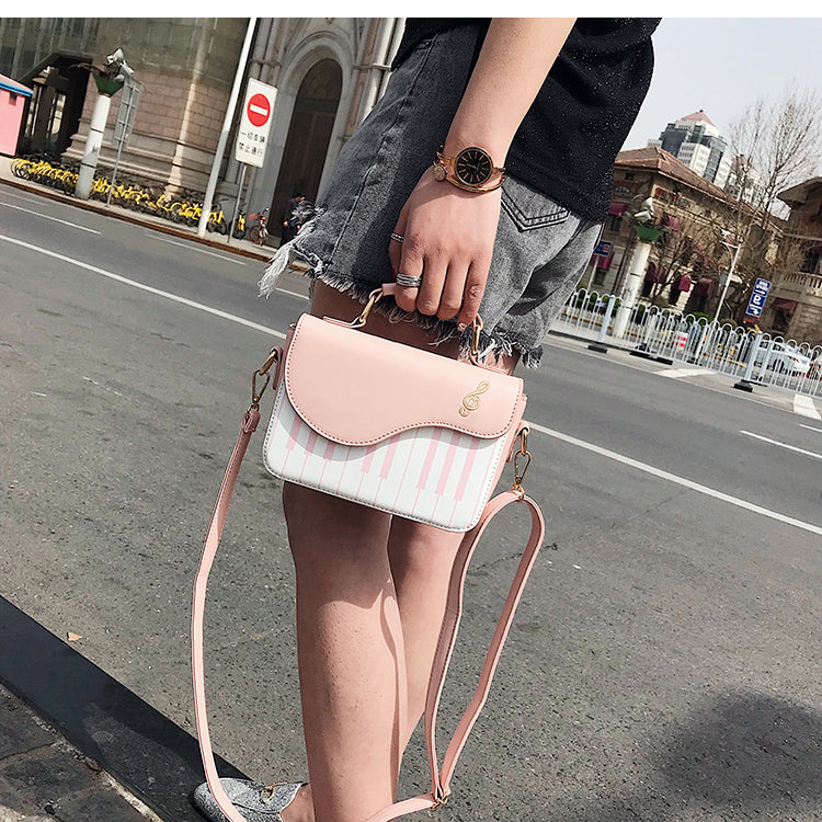 Piano Crossbody Leather Bag
