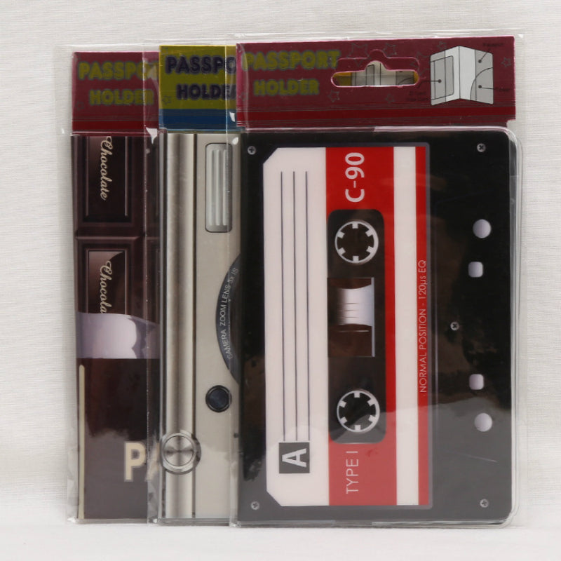 Vintage Cassette Passport Cover