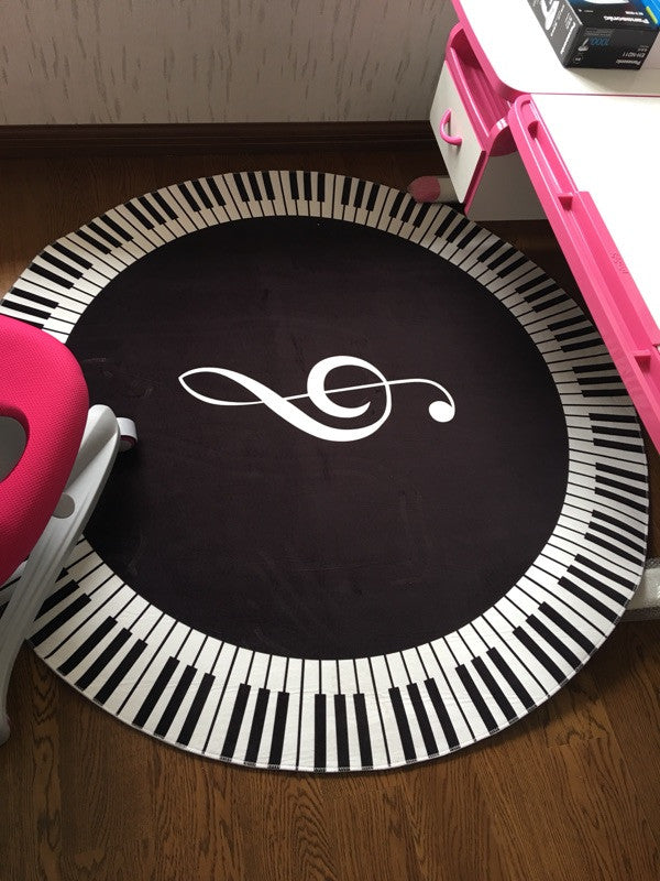 Black & White Piano Keys Rug - Artistic Pod Review