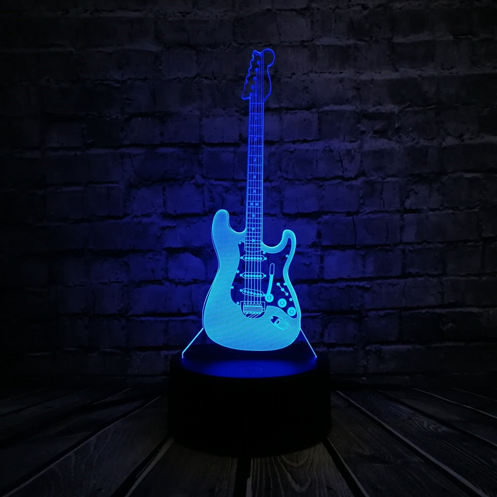 Electric Guitar LED Lamp