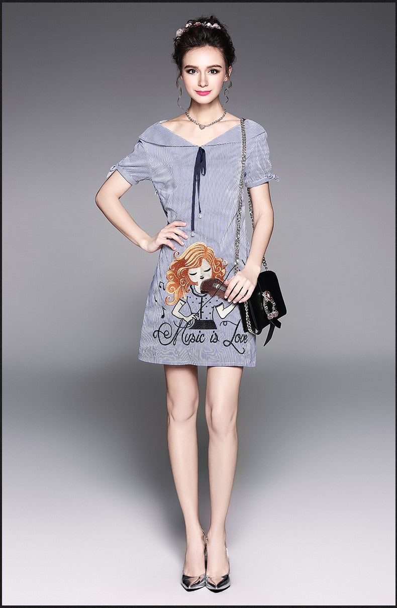 Girl Violin Music is Love Dress