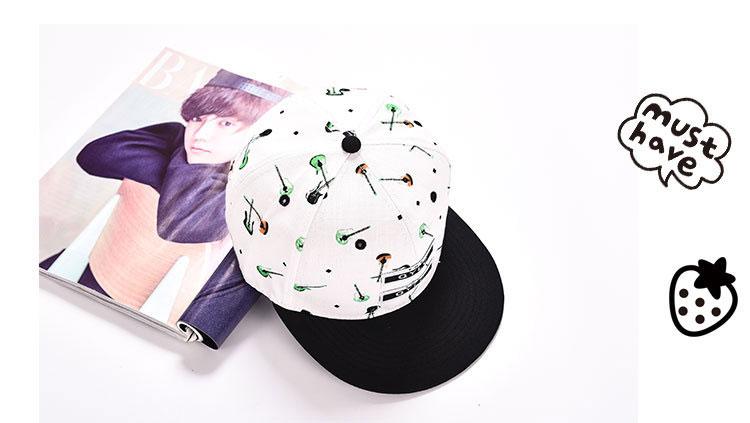 Guitar Print Baseball Cap