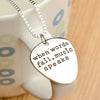 Free - Music Quote Guitar Pick Necklace