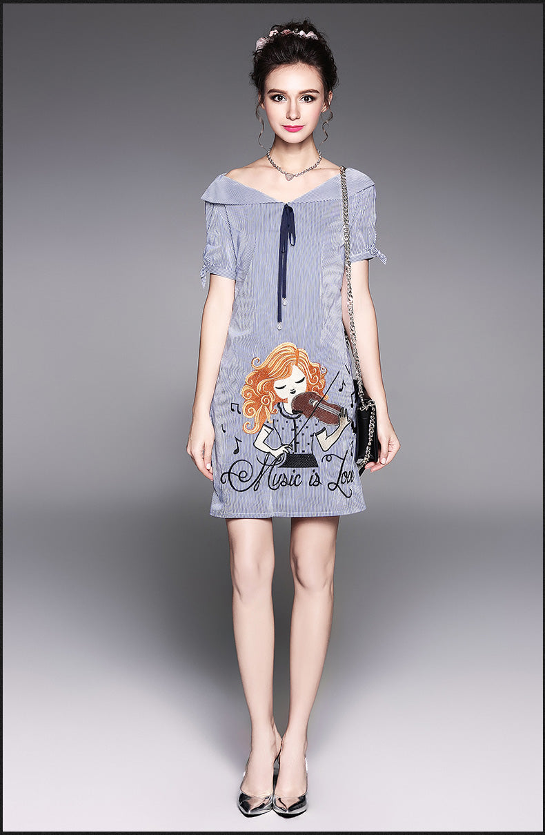 Girl Violin Music is Love Dress