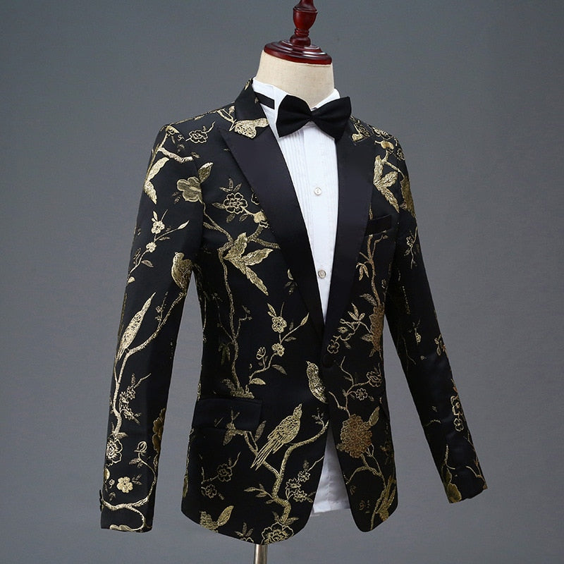 Embroidery Royal Tuxedo
