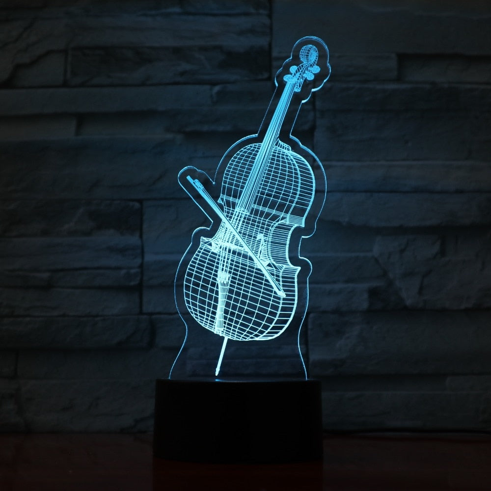 Violin LED Lamp
