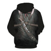 Warrior of Guns 3D Hoodie - { shop_name }} - Review