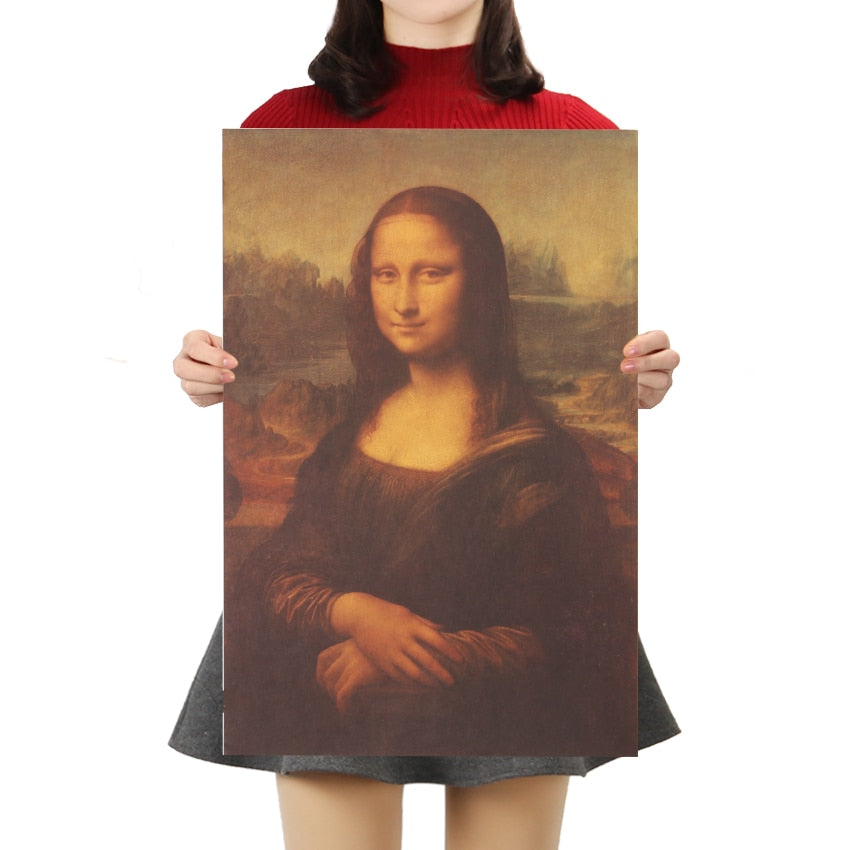 Mona Lisa Leonardo Da Vinci Smile Poster - { shop_name }} - Review
