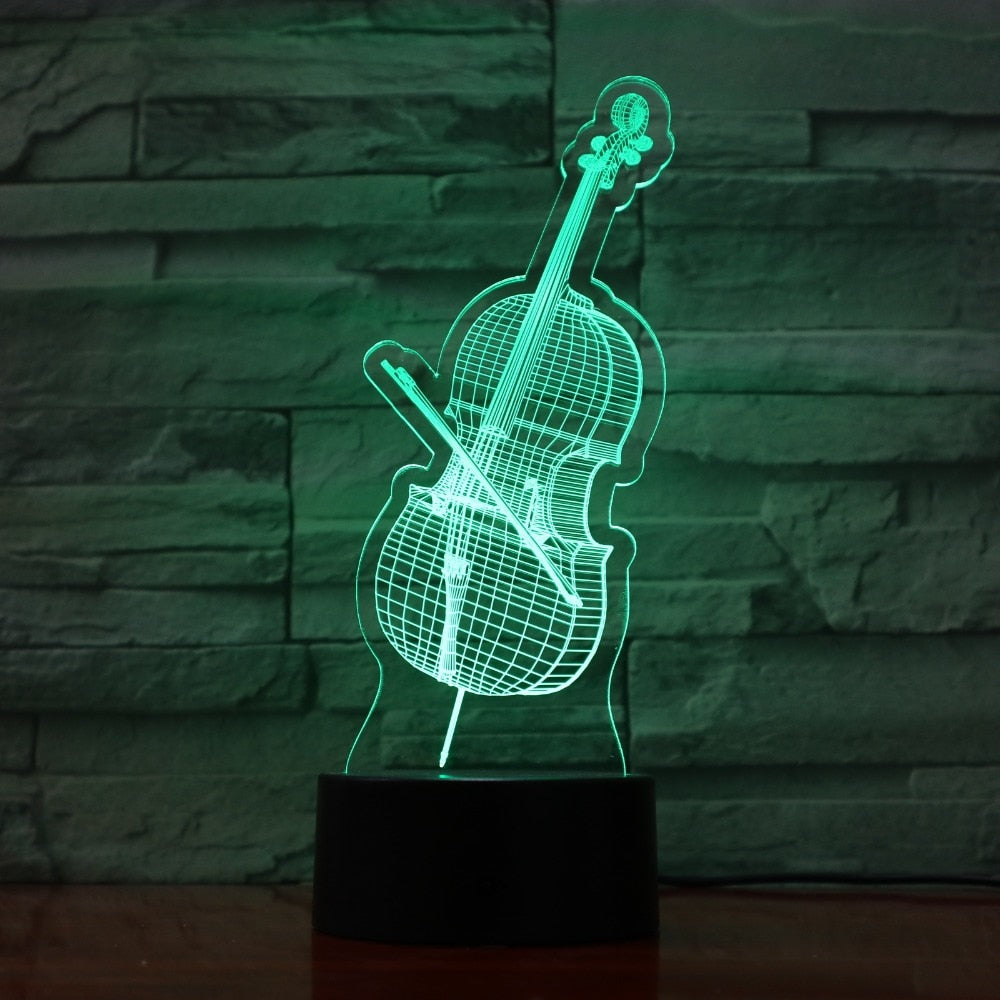 Violin LED Lamp