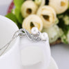 Elegant Pearls Music Notes Jewelry Set