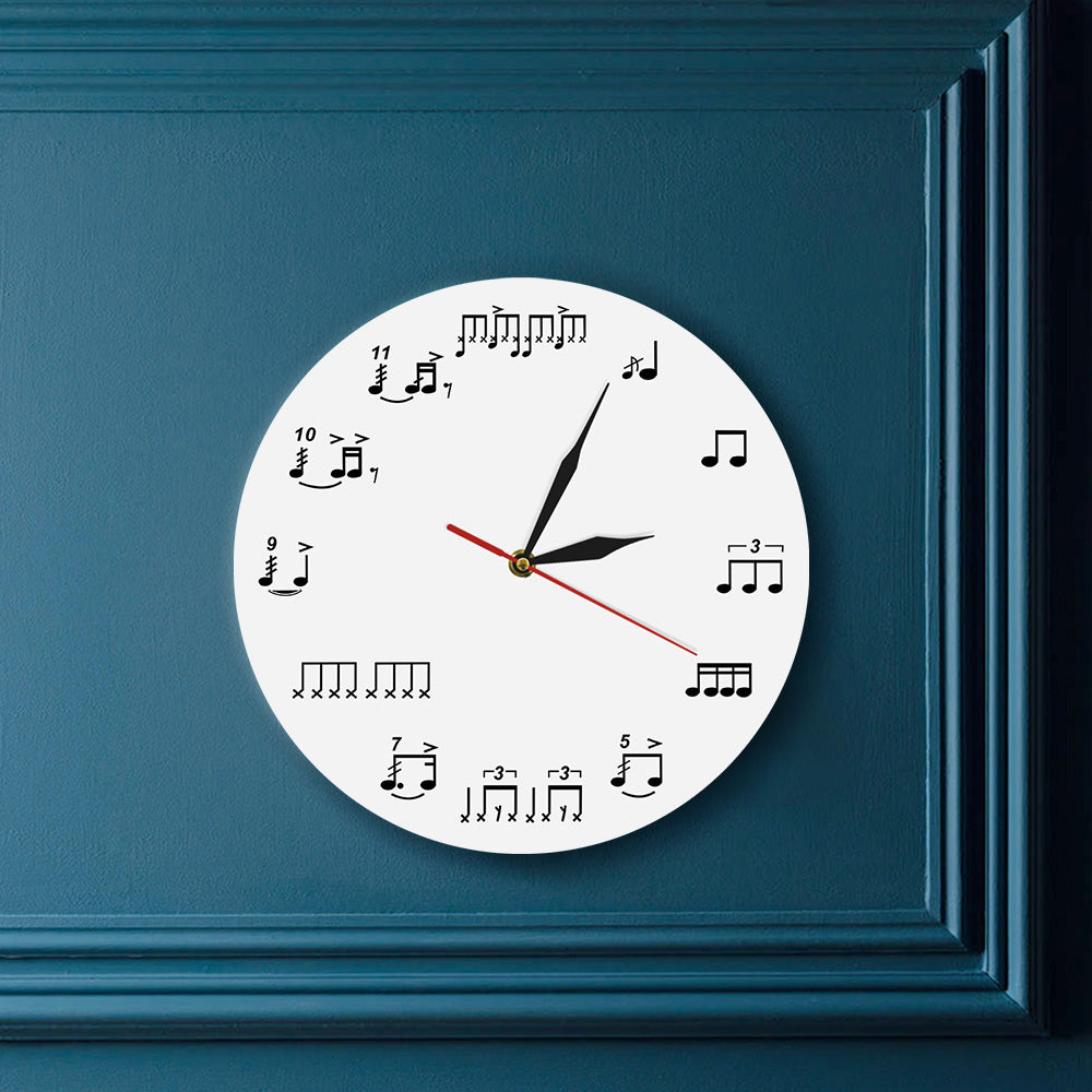 Drum Notes Wall Clock - Artistic Pod Review