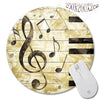 Musical Note Round Mouse Pad