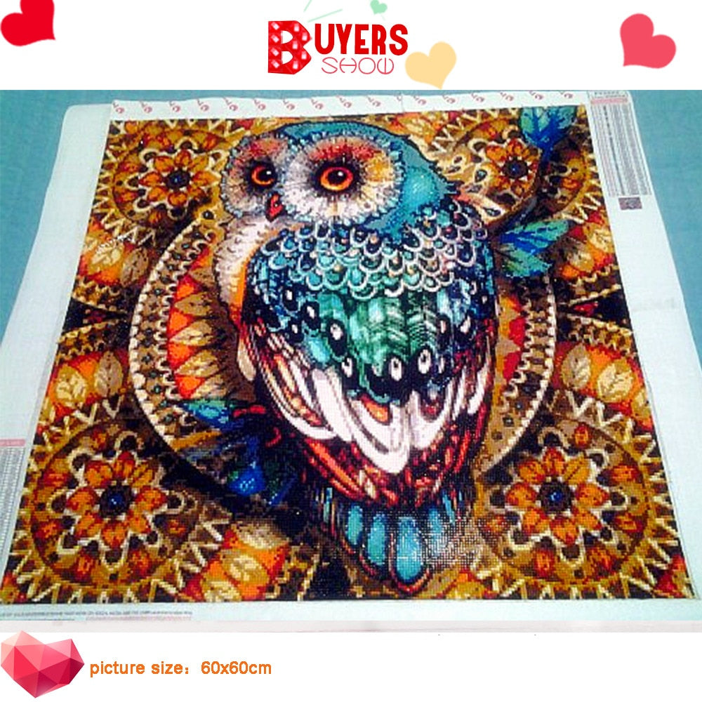 Colorful Owl DIY Diamond Painting