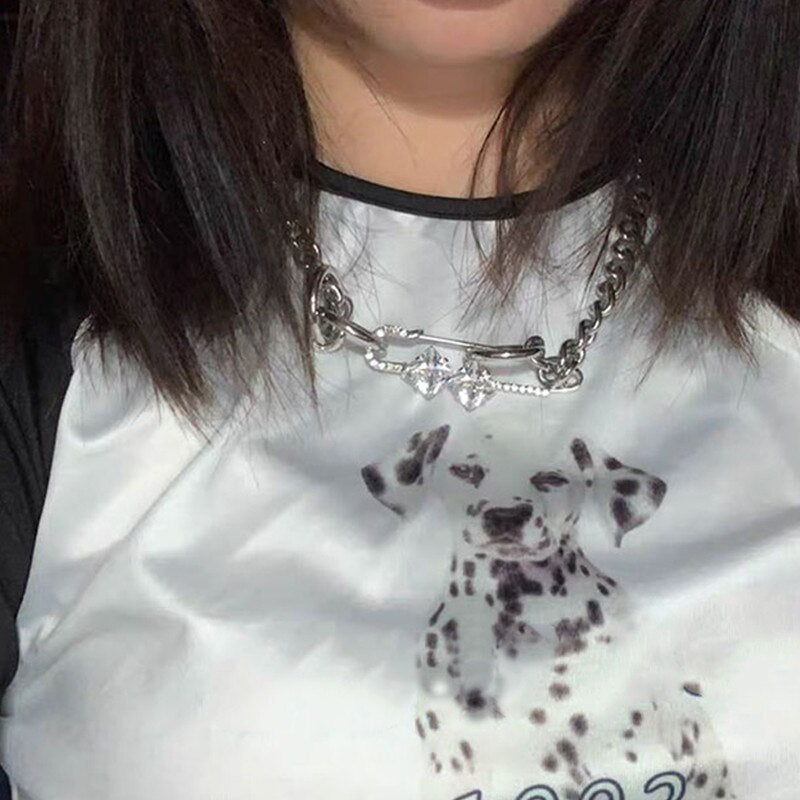 Music Notes Double Layer Necklace