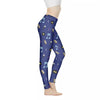 Colorful Elastic Music Print Leggings