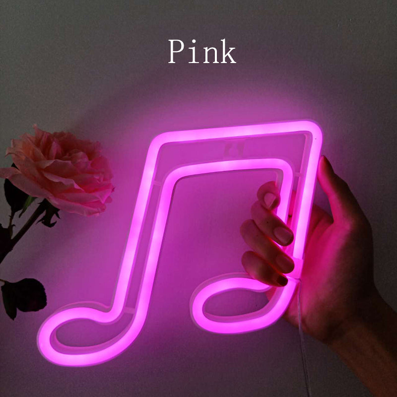 Music Notes LED Neon Light
