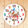 Colorful G Clef Wall Clock