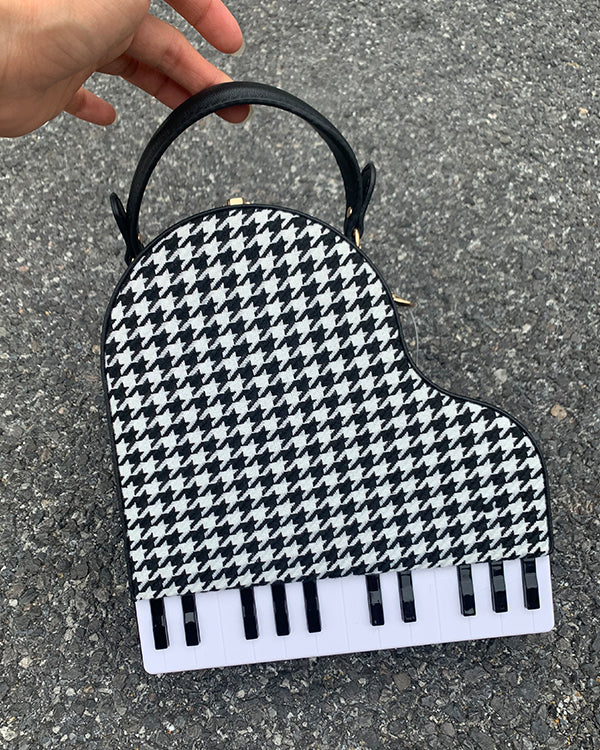 Piano Style Cross-body Bag