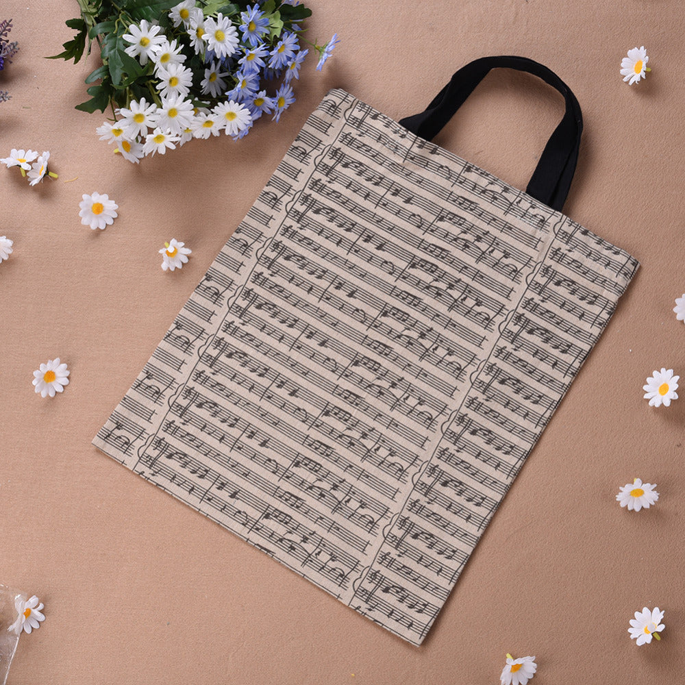 Music Note Tote Bag